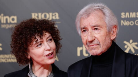 José Sacristán y su mujer Amparo Pascual en los Goya 2022