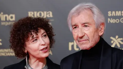 José Sacristán y su mujer Amparo Pascual en los Goya 2022 José Sacristán y su mujer Amparo Pascual en los Goya 2022