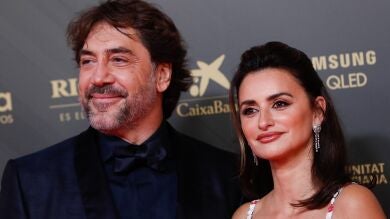 Las lágrimas de Penélope Cruz cuando Javier Bardem le dedica el Goya: 