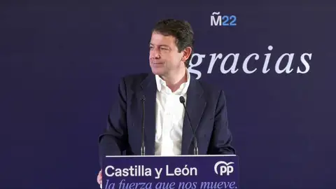Mañueco: "Estoy muy orgulloso con el resultado" Mañueco: "Estoy muy orgulloso con el resultado"
