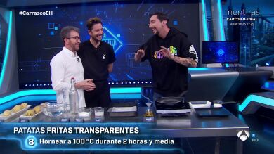 Marron se atreve con la cocina creando patatas transparentes: “El almidón no engaña”