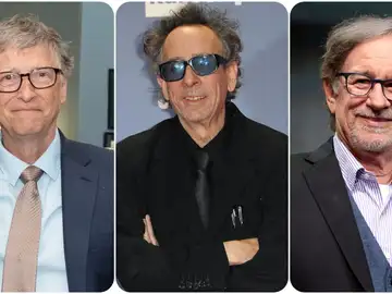 Bill Gates, Tim Burton y Steven Spielberg (de izquierda a derecha) Bill Gates, Tim Burton y Steven Spielberg (de izquierda a derecha)