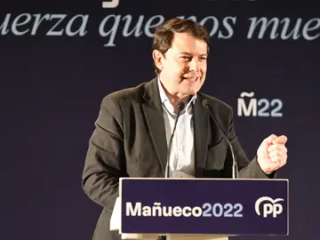 El candidato del PP en Castilla y León, Alfonso Fernández Mañueco