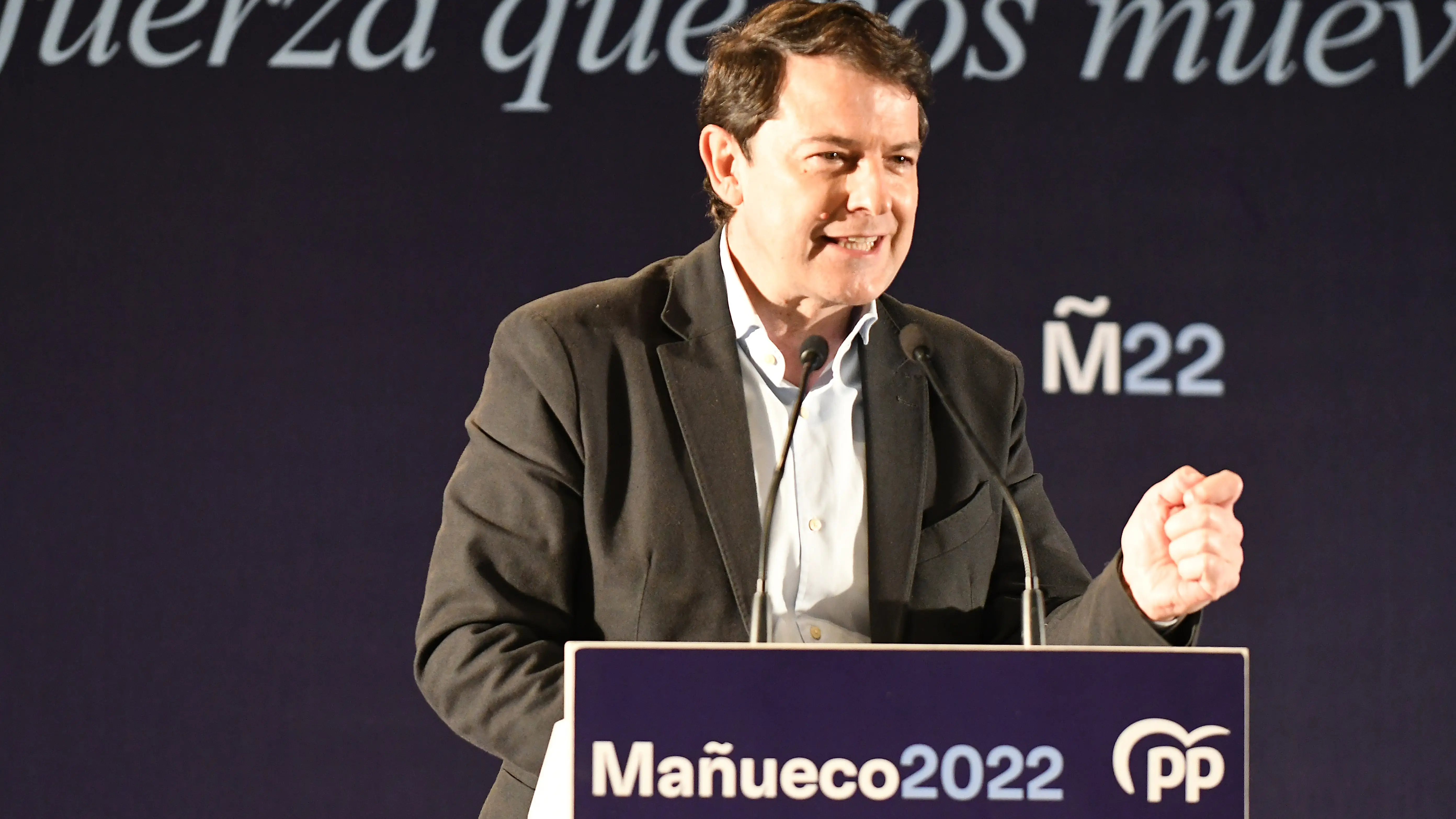 El candidato del PP en Castilla y León, Alfonso Fernández Mañueco El candidato del PP en Castilla y León, Alfonso Fernández Mañueco