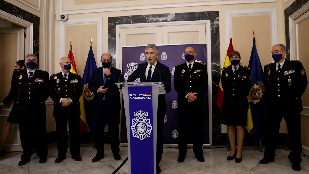El ministro del Interior, Fernando Grande-Marlaska El ministro del Interior, Fernando Grande-Marlaska