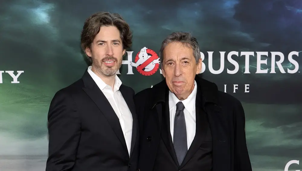 Los directores Ivan Reitman y su hijo Jason Los directores Ivan Reitman y su hijo Jason