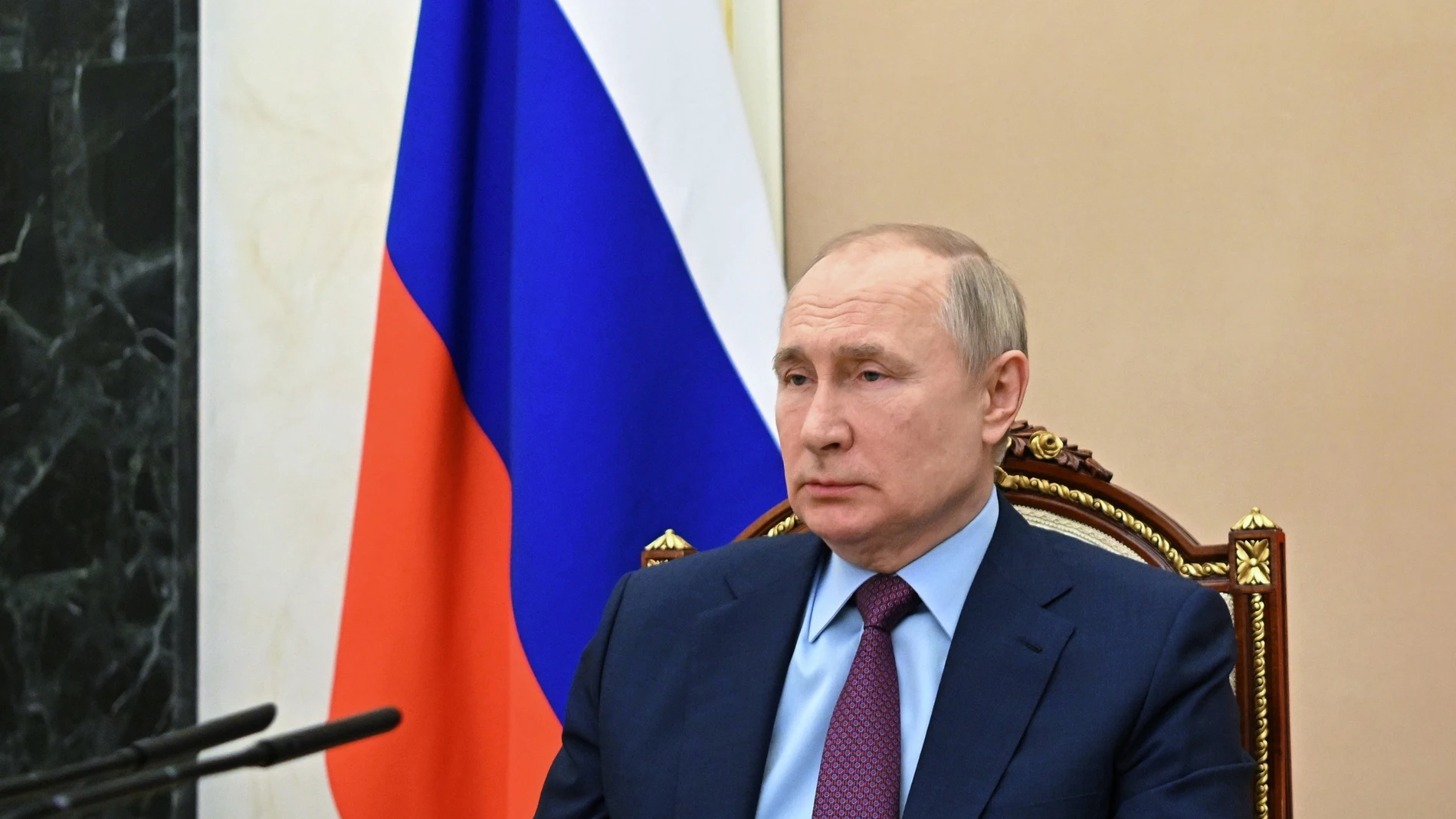 Vladimir Putin en plena tensión ucraniana