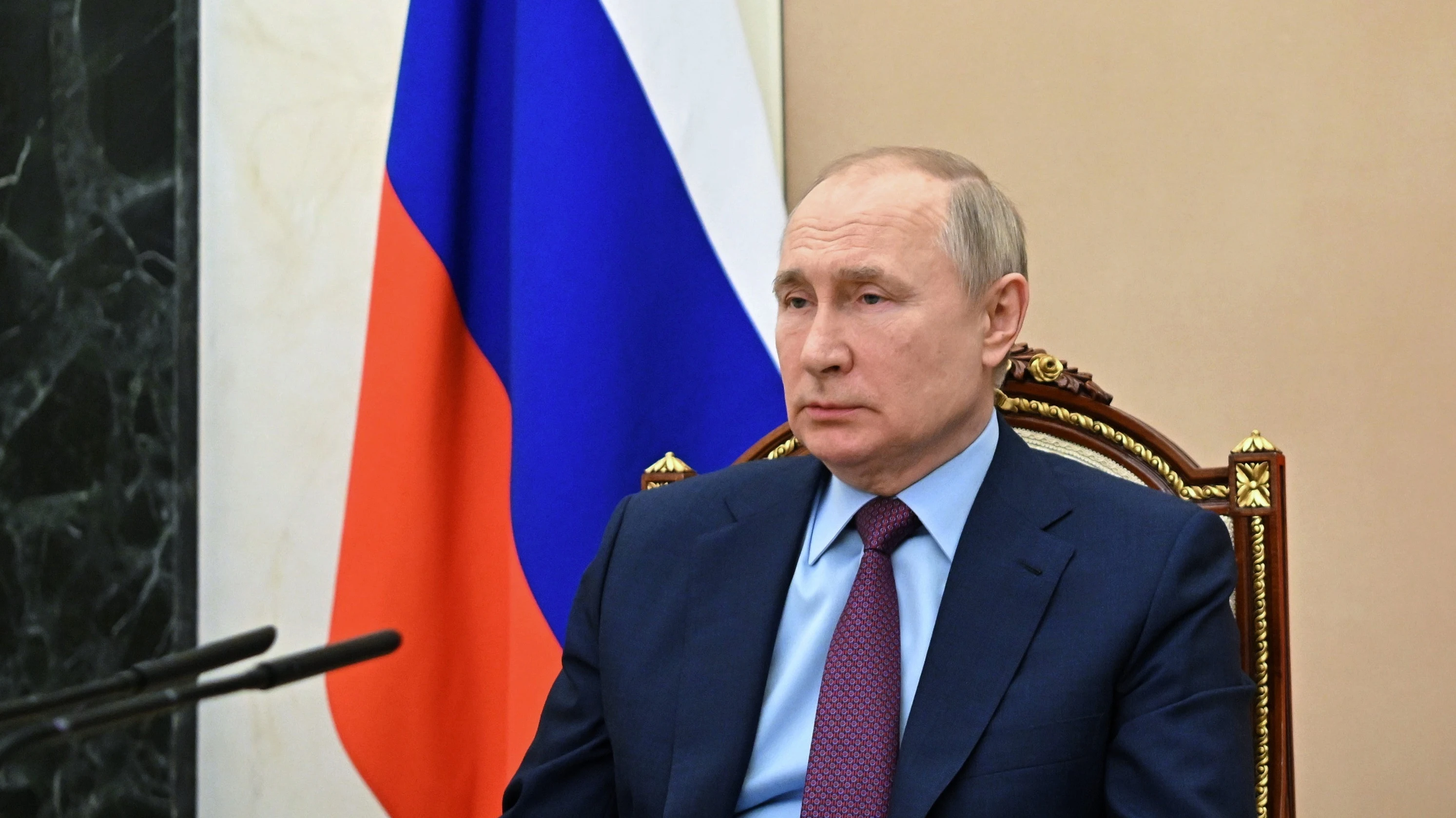 Vladimir Putin en plena tensión ucraniana Vladimir Putin en plena tensión ucraniana