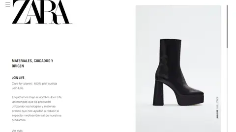Botín piel plataforma Zara Botín piel plataforma Zara
