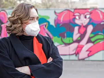 La alcaldesa de Barcelona, Ada Colau La alcaldesa de Barcelona, Ada Colau