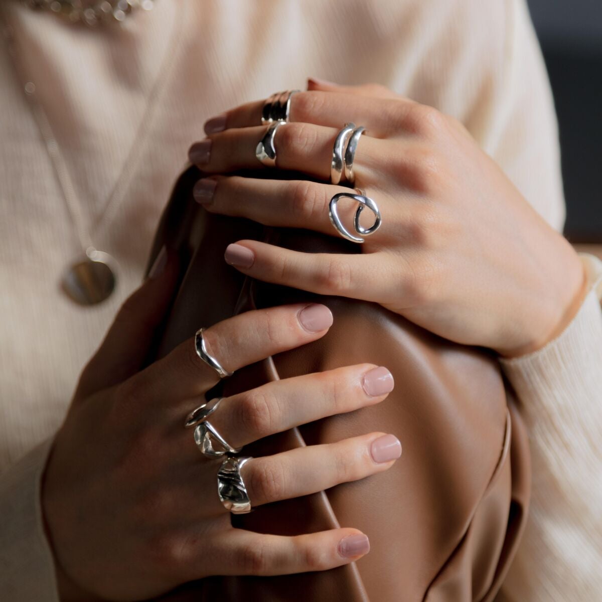 Anillos a la discount moda