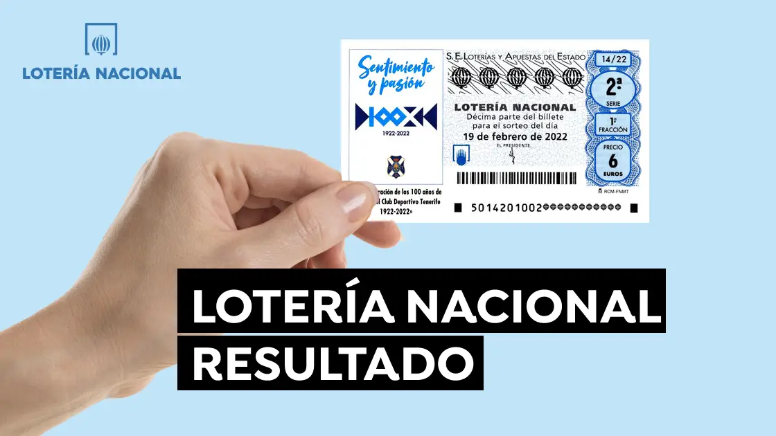 Sorteo Lotería Nacional: Comprobar décimo de hoy 19 de febrero, en directo Sorteo Lotería Nacional: Comprobar décimo de hoy 19 de febrero, en directo