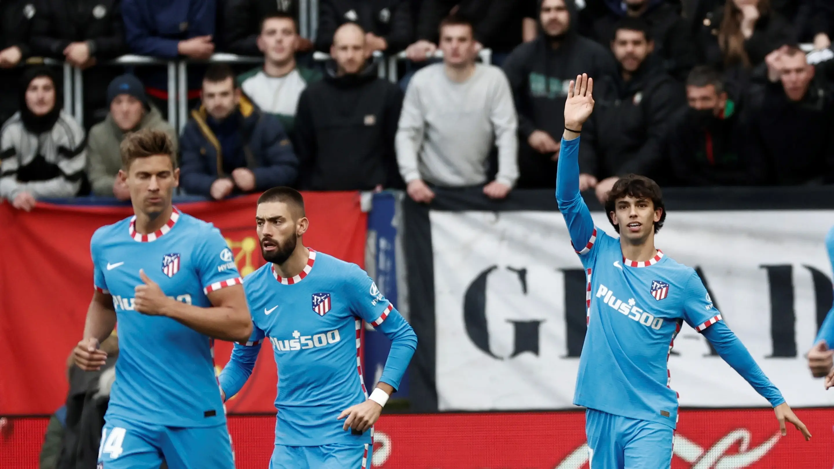Un gol tempranero de Joao Félix da la victoria al Atlético en El Sadar Un gol tempranero de Joao Félix da la victoria al Atlético en El Sadar