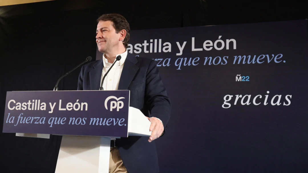 El candidato del PP a la Presidencia de la Junta de Castilla y Le&oacute;n, Alfonso Fern&aacute;ndez Ma&ntilde;ueco