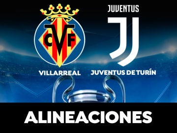  Alineación del Villarreal contra la Juventus en el partido de Champions League