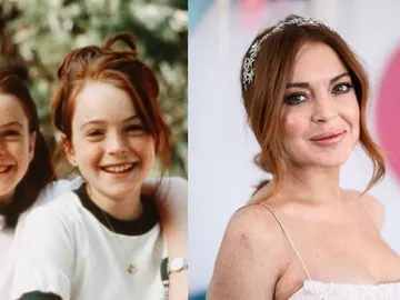 Lindsay Lohan en 'Tú a Londres y yo a California' y en la actualidad Lindsay Lohan en 'Tú a Londres y yo a California' y en la actualidad