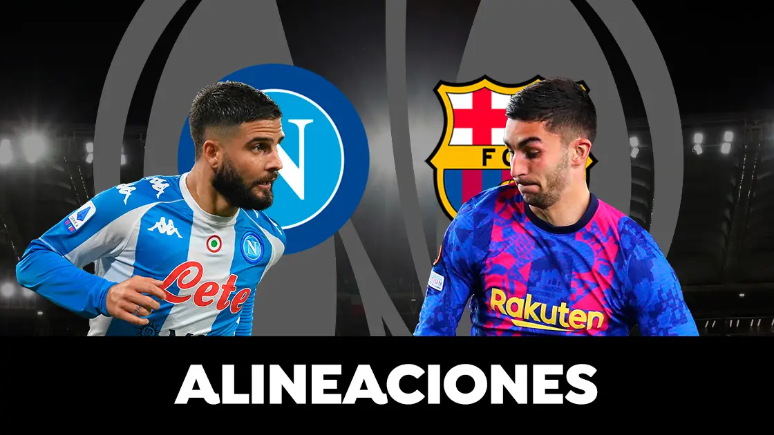 Alineaci&oacute;n del Barcelona contra el N&aacute;poles en el partido de hoy de la Europa League
