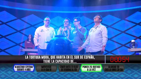 A punto de acertar… ¡por error!: Un curioso dato sobre las tortugas arrebata el pleno a ‘Sindulfos’ A punto de acertar… ¡por error!: Un curioso dato sobre las tortugas arrebata el pleno a ‘Sindulfos’
