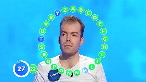 ¿El cuarto empate? Jaime busca in extremis la respuesta de la victoria en ‘El Rosco’ ¿El cuarto empate? Jaime busca in extremis la respuesta de la victoria en ‘El Rosco’