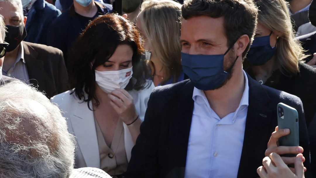 Pablo Casado e Isabel Díaz Ayuso Pablo Casado e Isabel Díaz Ayuso
