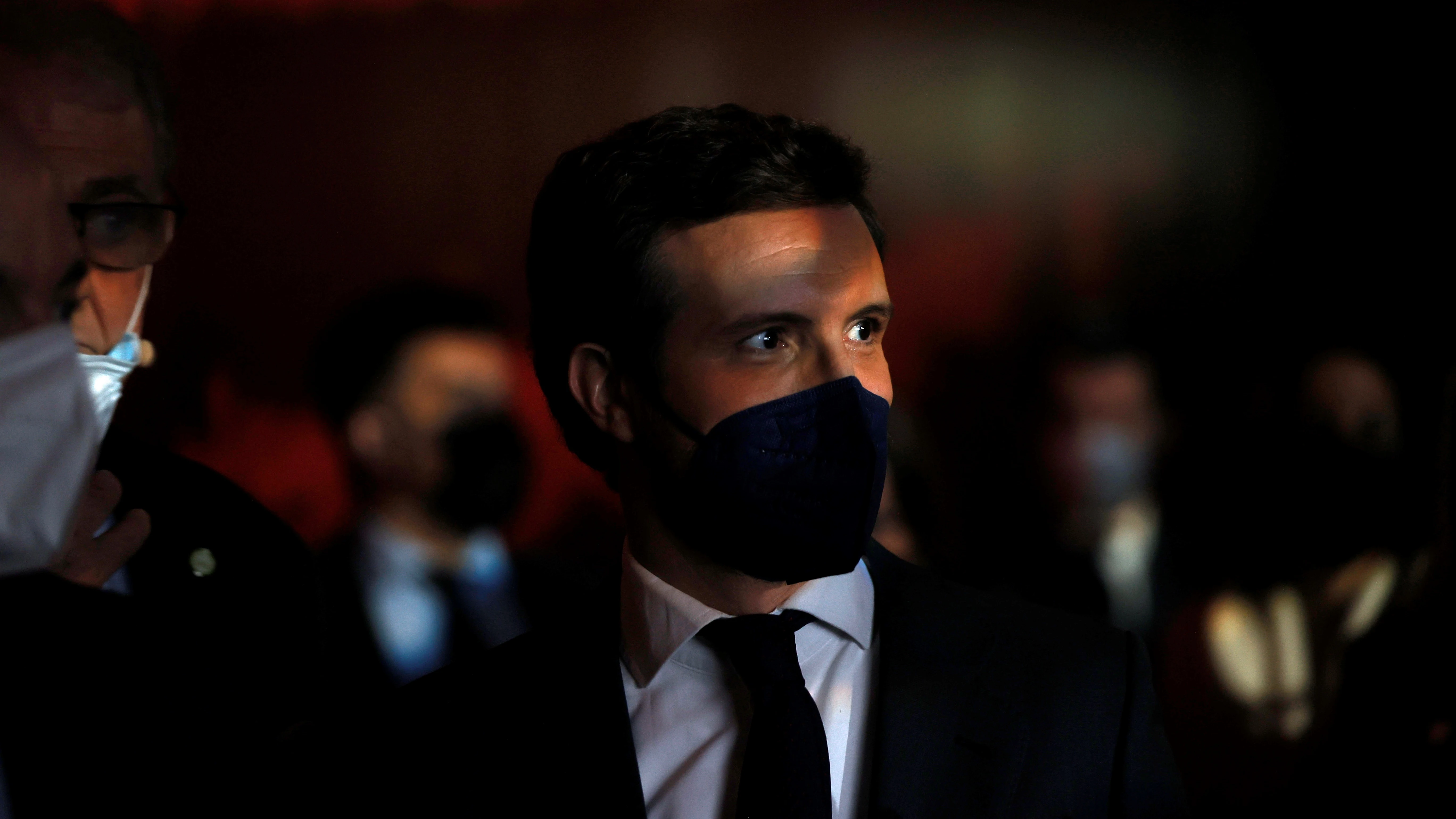 El presidente del Partido Popular, Pablo Casado