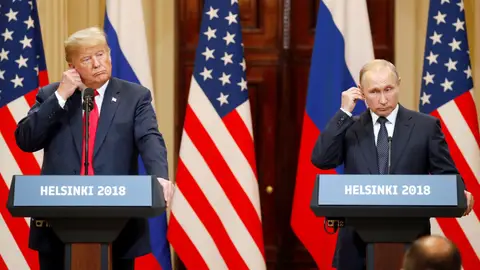 Donald Trump y Vladimir Putin Donald Trump y Vladimir Putin