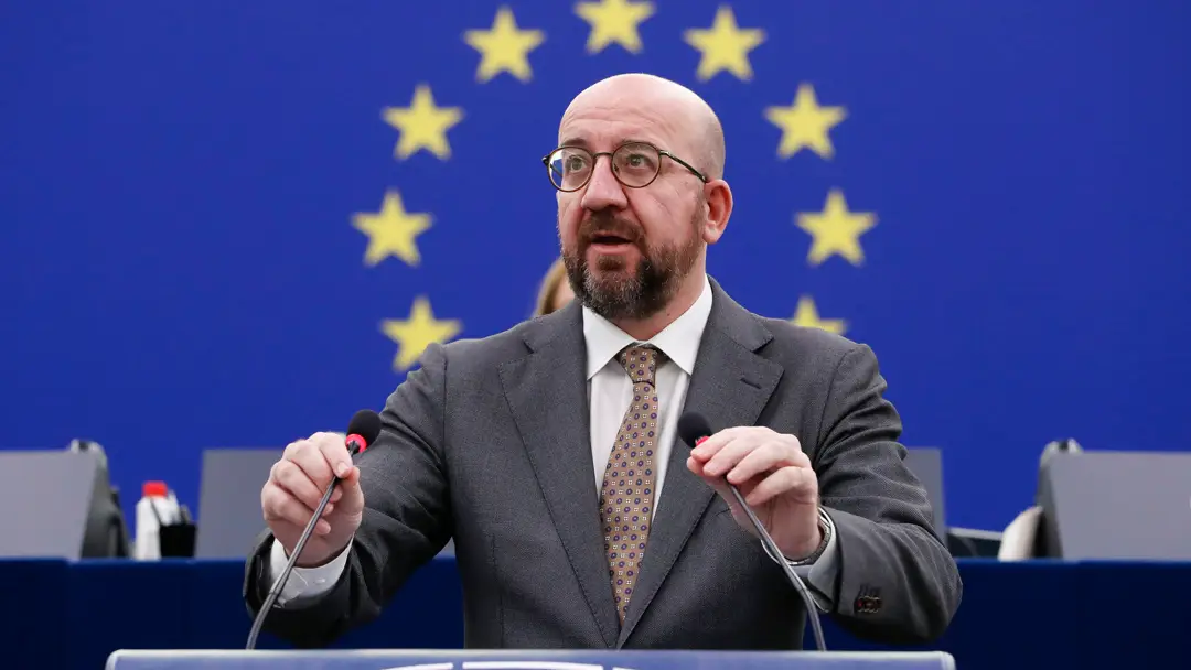El presidente del Consejo Europeo Charles Michel El presidente del Consejo Europeo Charles Michel