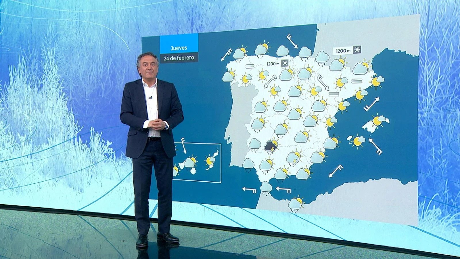 Se mantienen las altas temperaturas con lluvias y tormentas en Canarias