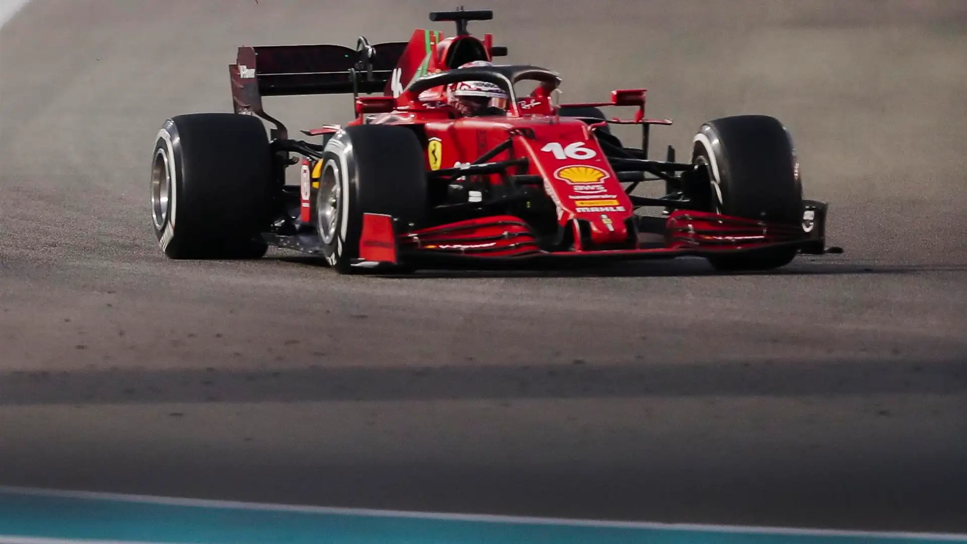 El Ferrari de Leclerc en los test de pretemporada en Montmeló El Ferrari de Leclerc en los test de pretemporada en Montmeló