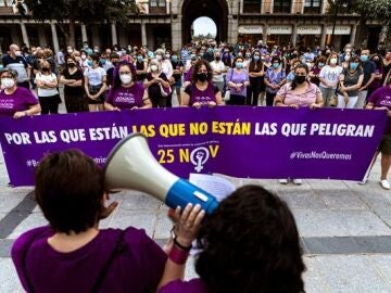 Imagen de archivo de una marcha contra la violencia de género