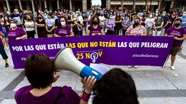 Imagen de archivo de una marcha contra la violencia de g&eacute;nero