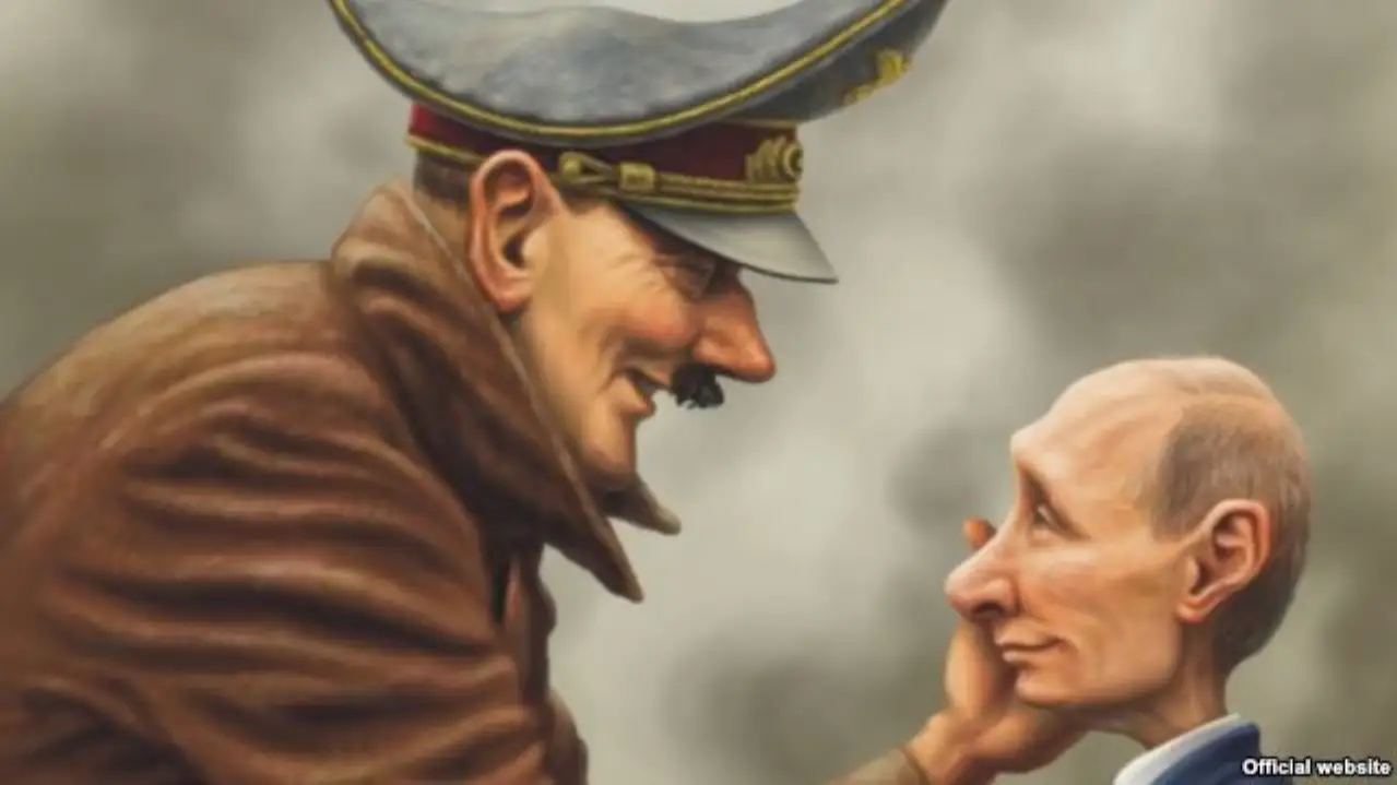 La caricatura publicada por Kiev La caricatura publicada por Kiev