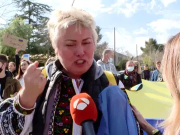 Protestas ante la embajada de Rusia en Barcelona. Protestas ante la embajada de Rusia en Barcelona.