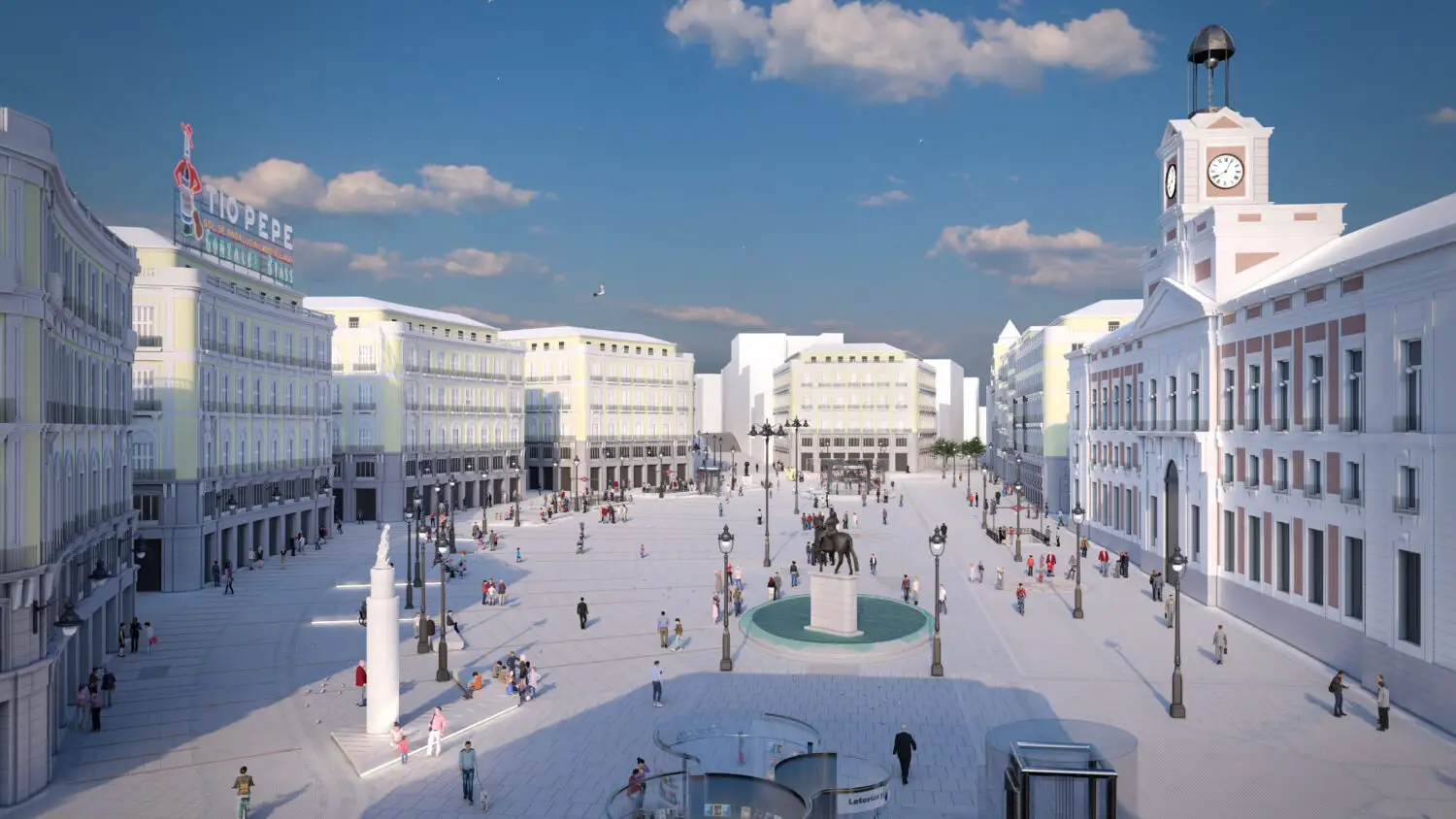 Así será la nueva Puerta del Sol Así será la nueva Puerta del Sol