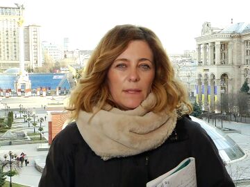 Leticia Álvarez, en Kiev, capital de Ucrania