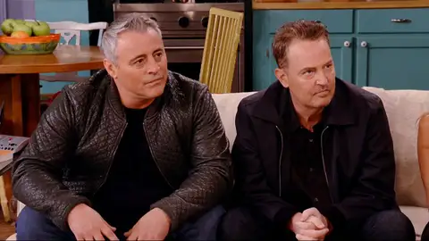 Matt LeBlanc y Matthew Perry en la reunión de 'Friends' Matt LeBlanc y Matthew Perry en la reunión de 'Friends'