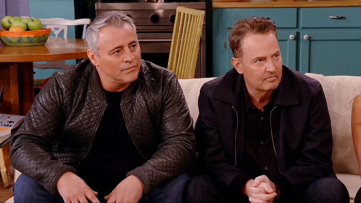 Matt LeBlanc y Matthew Perry en la reunión de 'Friends' Matt LeBlanc y Matthew Perry en la reunión de 'Friends'