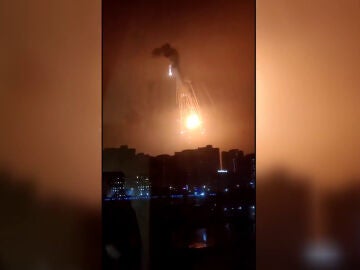 Las imágenes de las potentes explosiones en Kiev provocadas por el bombardeo ruso
