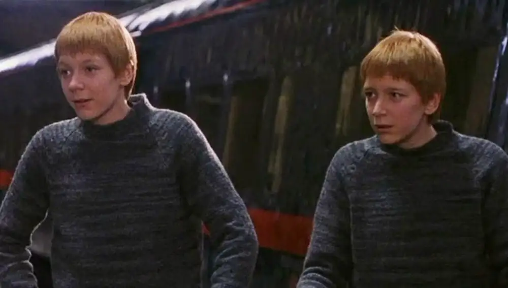 James y Oliver Phelps en la saga 'Harry Potter'