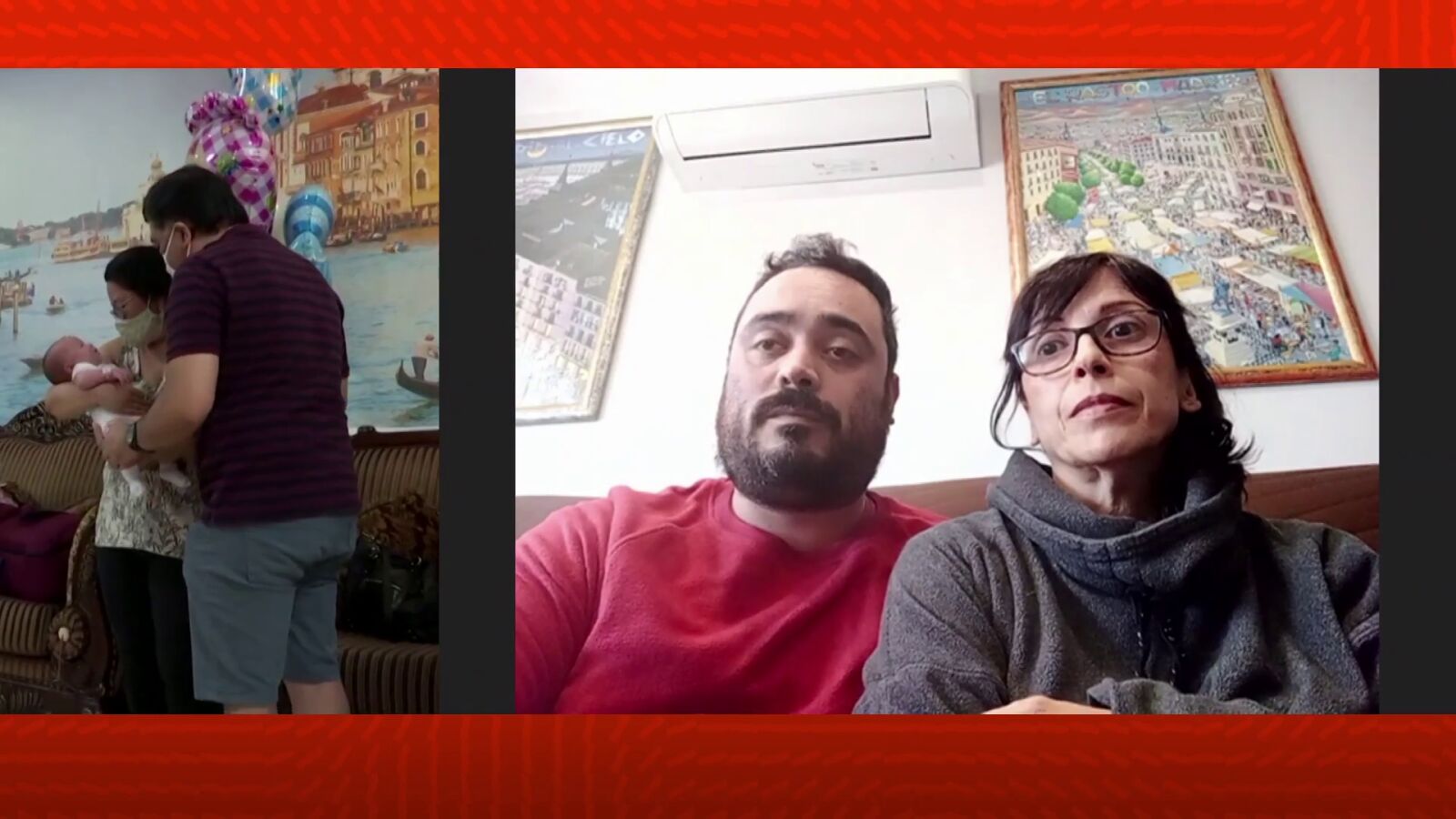 La desesperación de una familia con un bebé a punto de nacer por gestación subrogada en Ucrania