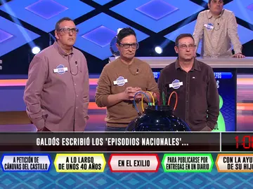 ¡Sobresaliente en literatura! Los ‘Sindulfos’ ganan la bomba de cristal con una pregunta sobre Galdós ¡Sobresaliente en literatura! Los ‘Sindulfos’ ganan la bomba de cristal con una pregunta sobre Galdós