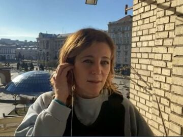 Leticia Álvarez informa desde Kiev sobre la guerra en Ucrania