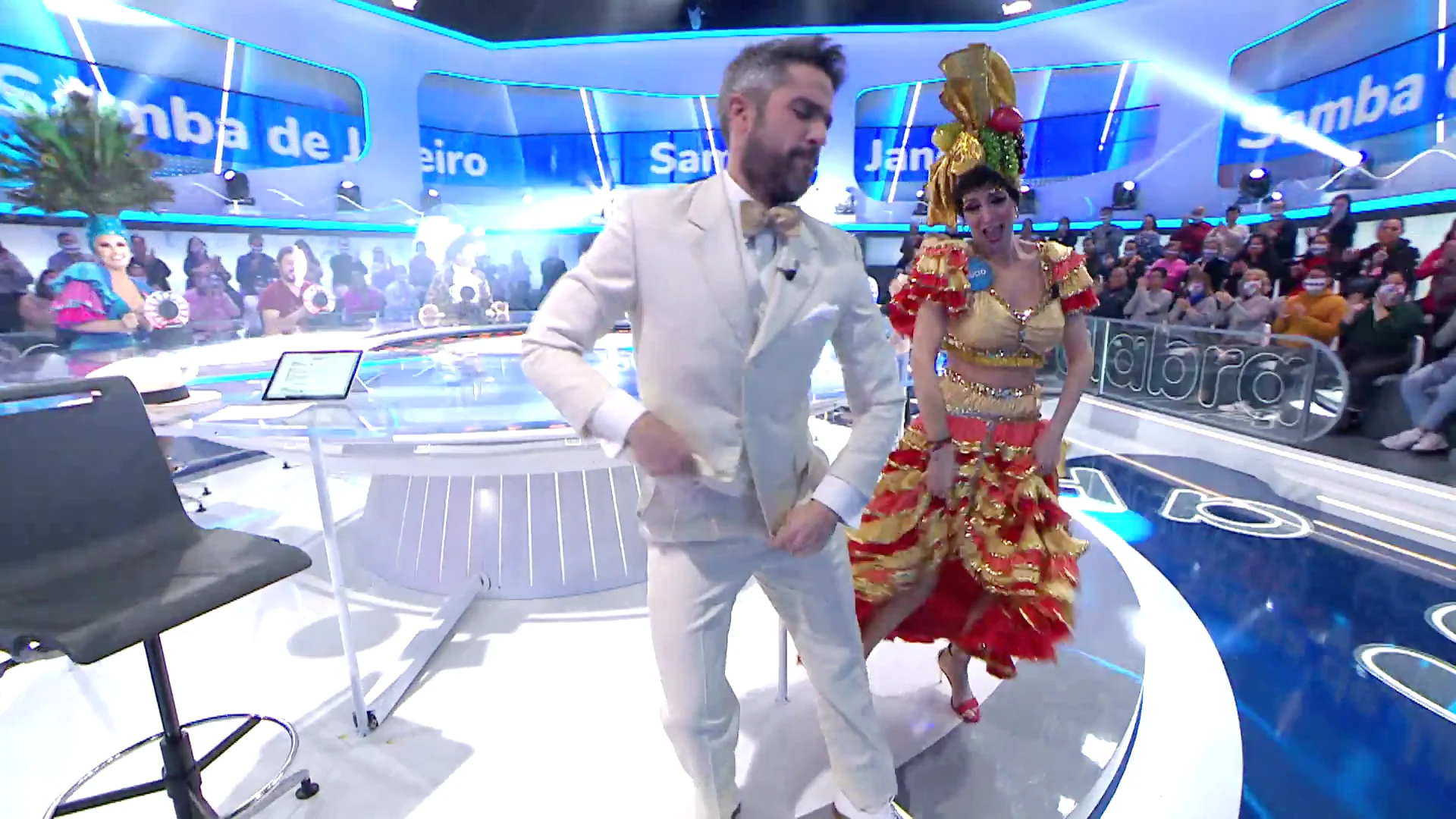 ¡Samba! Rocío Madrid convierte ‘Pasapalabra’ en el sambódromo de Río de Janeiro ¡Samba! Rocío Madrid convierte ‘Pasapalabra’ en el sambódromo de Río de Janeiro