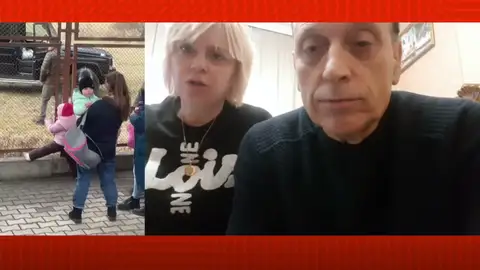 El desgarrador testimonio de una pareja atrapada en Ucrania: "La ciudad está cercada, suenan sirenas y el aeropuerto está siendo atacado" El desgarrador testimonio de una pareja atrapada en Ucrania: "La ciudad está cercada, suenan sirenas y el aeropuerto está siendo atacado"