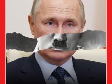 La portada de 'Time' con la imagen de Putin convertido en Hitler