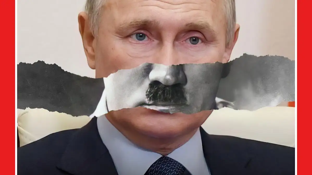 La portada de 'Time' con la imagen de Putin convertido en Hitler La portada de 'Time' con la imagen de Putin convertido en Hitler