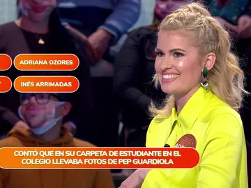 La reacción de Adriana Abenia al acertar una inesperada fan de Pep Guardiola: “¡No me fastidies!” La reacción de Adriana Abenia al acertar una inesperada fan de Pep Guardiola: “¡No me fastidies!”