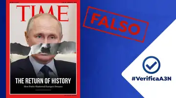 La portada 'fake' de 'Time' con Putin convertido en Hitler como protagonista