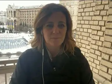 Leticia Álvarez, periodista en Kiev