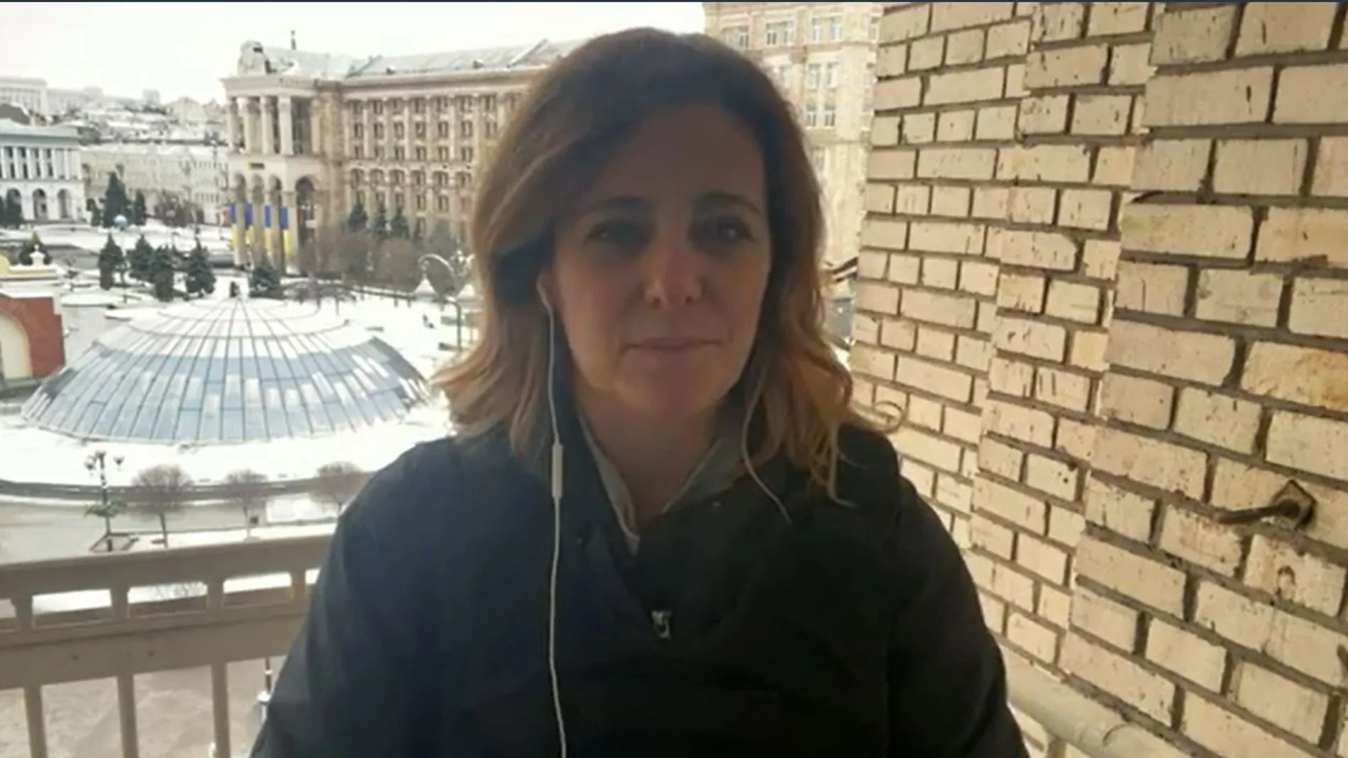 Leticia Álvarez, periodista en Kiev